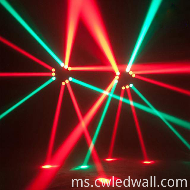 9*10w spider led stage lights show